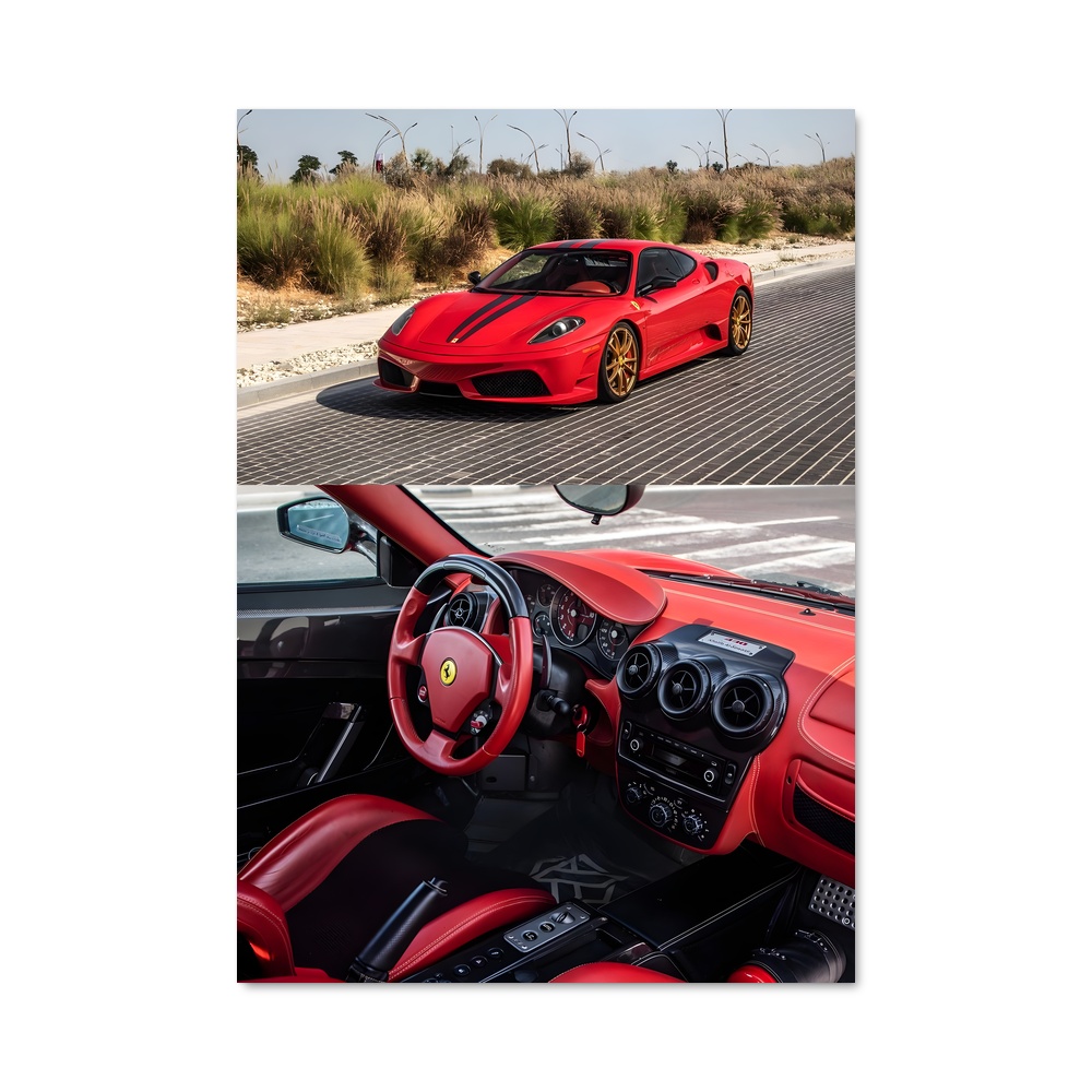 Poster La Ferrari Rouge
